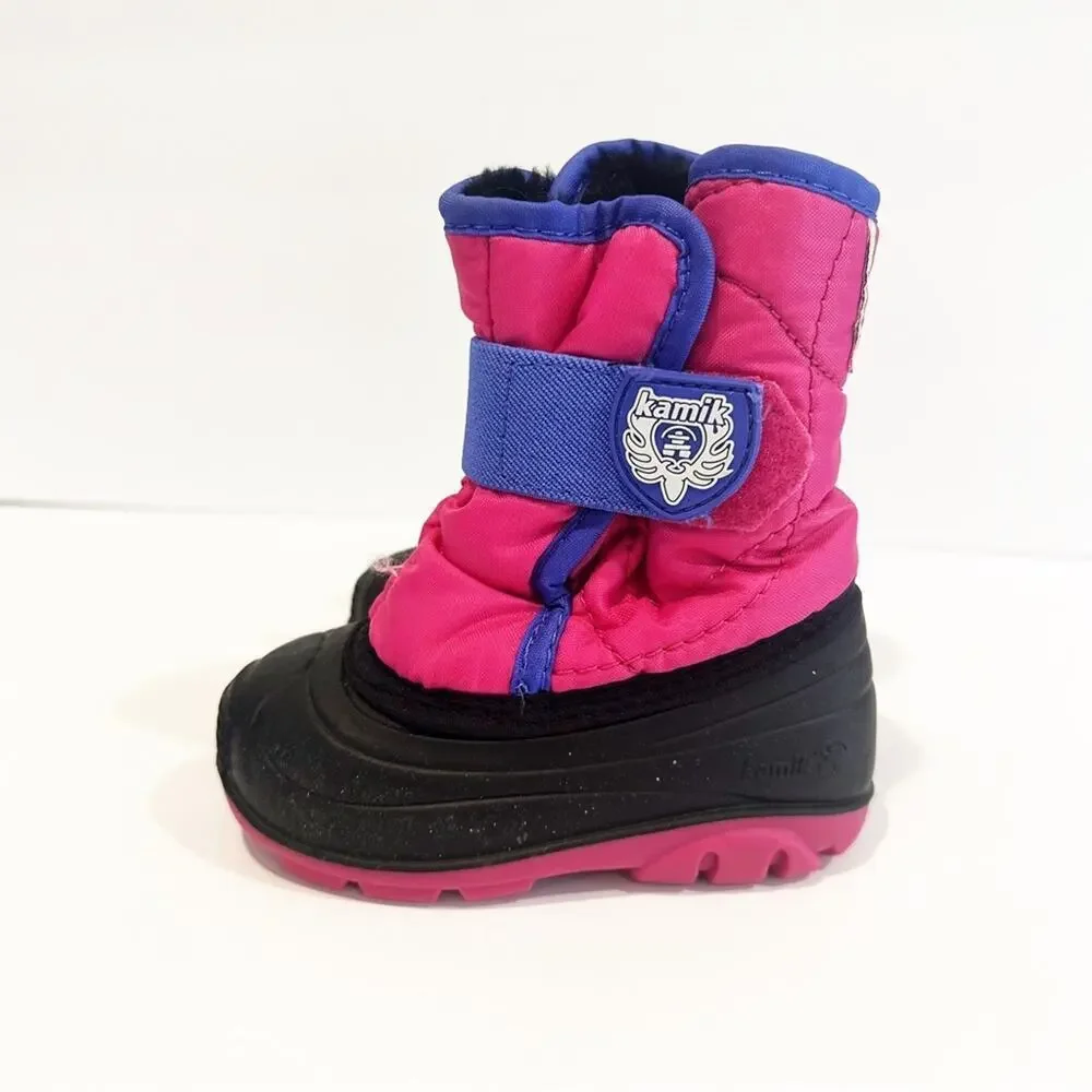 Kamik Snowbug 3 sz 5 Toddler Girls Waterproof Insulated Winter Boots Snow Boots